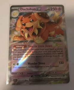 Dachsbun EX 067/142 Sv07 Stellar Crown Holo Pokémon TCG - Picture 1 of 1