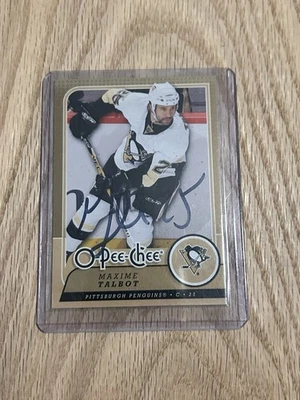 2008-09 O-Pee-Chee - Maxime Talbot #339 Signed Autographed - Image 1 of 2