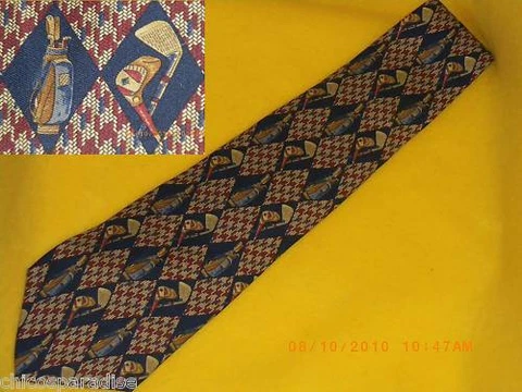 Neck TIE Designer TOMMY HILFIGER Golf Clubs Bag Golfing Cover
