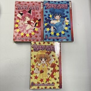 Lot de livres Tokyo Mew Mew Manga Vol 1,2,4.  Yoshida & Ikumi Tokyopop PORTÉ