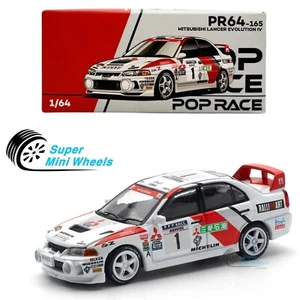 Pop Race 1:64 Mitsubishi Lancer Evolution IV Winner Rally De Catalunya 1997 #165 - Picture 1 of 9