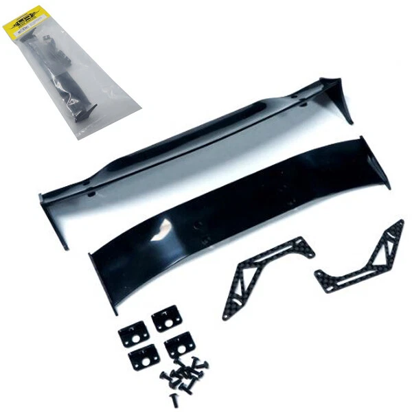 NEW Yeah Racing Carbon Graphite Spoiler Wing Mount w/Wings 1/10 FREE US SHIP - Image 1 of 1