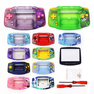 UV Printed Customized Full Housing Shell Case Complete Kit for Nintendo GBA - Image 1 of 4