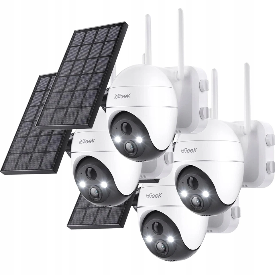ieGeek 5MP Solar Kamera AKKU ÜBERWACHUNGSKAMERA Outdoor WLAN IP CAMERA AUßEN - Bild 1 von 4