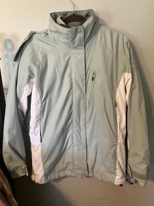 Columbia Vertex Jacket Womens Large Core 2 In 1 NWT Light Blue Fleece - Picture 1 of 13
