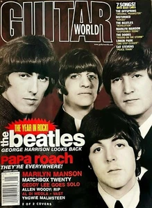 Guitar World Magazine January 2001 The Beatles Papa Roach Marilyn Manson & More! - Picture 1 of 1