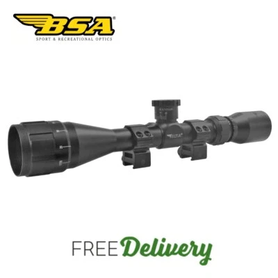 BSA Sweet 6.5 Black Matte 4.5-18x 40mm AO 1" Tube 30/30 Duplex Retic (FVS016449) - Image 1 of 4