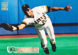 1994 Topps Stadium Club Golden Rainbow Baseball #6 Al Martin