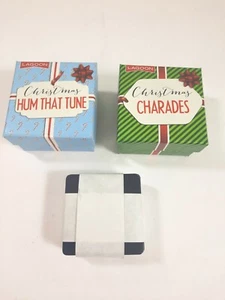 3 Lagoon Christmas Card Games  Charades Who Am I Hum That Tune 3 Games - Picture 1 of 8