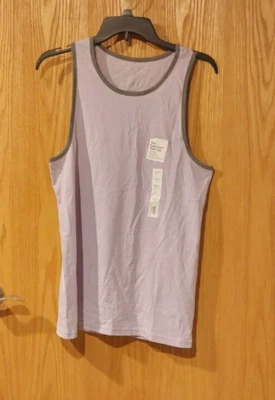 NWT Men's Sonoma Supersoft Tank Tops size Small Light Purple  -4174 - Image 1 of 4