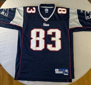 Authentic Reebok On-Field Wes Welker New England Patriots Jersey Size Large