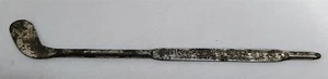 Vintage Embossed Metal Advertising Drink Stirrer Swizzle Stick Highland Hotel - Picture 1 of 4