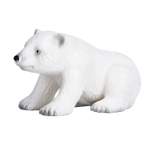 Mojo POLAR BEAR CUB Wild zoo animals play model figure toys plastic forest - Foto 1 di 6