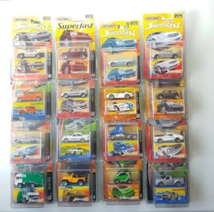 Matchbox Superfast LotX16. # 2 SVT, CLS500, SL55, XB, 428, MINI, SMART, WRANGLER - Picture 1 of 5