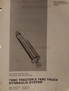CAT System Operation Testing & Adjusting 768C Tractor 769C Truck Hydraulic Syste - Picture 1 of 6