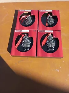 Set Of 4 NIB Craftsman Pewter Santa Clause Tool Ornaments - Picture 1 of 1