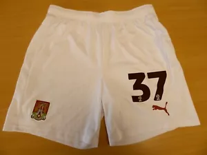 NORTHAMPTON TOWN FC | 37 | JACOB SCOTT | PANTALONCINI ABBINATI 2023/2024 | Taglia L - Foto 1 di 3