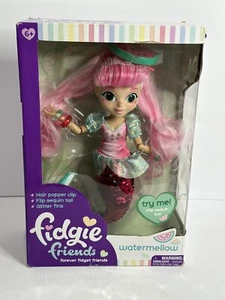 Fidgie Friends Watermellow Doll Forever Fidget Toy Pink Hair Sealed New 2022 - Picture 1 of 2