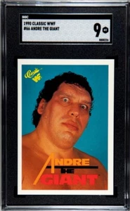 Tarjeta de lucha libre Andre The Giant Classic WWF 1990 #66 WWE SGC 9 como nueva - Imagen 1 de 2