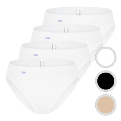 4er Spar-Pack - Sloggi - Basic+ - Damen Slip - Tai - Unterhose - Baumwolle