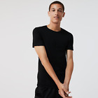 Lacoste Men's Essentials 100% Cotton T-Shirt 3-Pack JM3 Black Size 3XL-READ