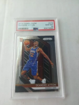 DeAndre Ayton 2018 Prizm Rookie CARD #279 PSA 10 SUNS LAKERS - Image 1 of 2