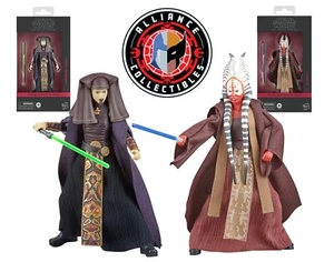 2025 Star Wars Black AotC 7 & 8 LUMINARA UNDULI & SHAAK TI 6" Hasbro Figure Lot - Picture 1 of 24