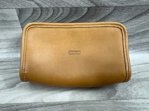 VINTAGE COACH MOLLIGES LEDER KOSMETIK / REISEETUI - MIT SPIEGEL - TASCHE ETUI - Bild 1 von 6