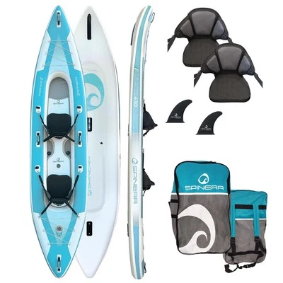 Spinera Kayak Adriatic 430 Light 2 Personen aufblasbares Premium Kajak Kanu Boot - Bild 1 von 4