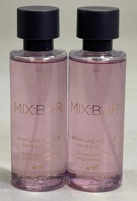 New Lot of 2 Mix:Bar Sparkling Hibiscus No 07 Hair & Body Mist 5 fl oz - Изображение 1 из 4