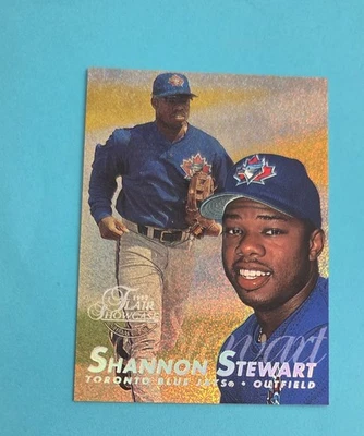 1997 Flair Showcase Row 0 #107 Shannon Stewart Blue Jays BASEBALL Card 7D - Image 1 of 2