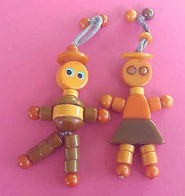 Juguetes de cuna y dentición vintage de baquelita para bebé de Tykie & Binkytoy Foto 1 de 2