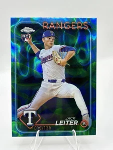 Jack Leiter 2024 Topps Chrome Update #USC105 Aqua/BlueLava Lámpara Refractor/125 SP - Imagen 1 de 10