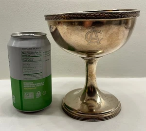 Antique 1930 Boston, MA THE ALGONQUIN CLUB Reed & Barton Silverplate Shrimp Bowl - Picture 1 of 10