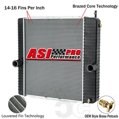Radiator For 04~07 Ford F650 F750/ 97~09 International Harvester 4900 4100 4400 - Image 1 of 4