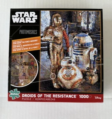 Rompecabezas Star Wars FOTOMOSAICS Droides de la Resistencia 1000 piezas Disney Foto 1 de 4