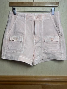 American Eagle Outfitters Women's Peach Shorts Stretch Size 8 High Rise - Picture 1 of 8