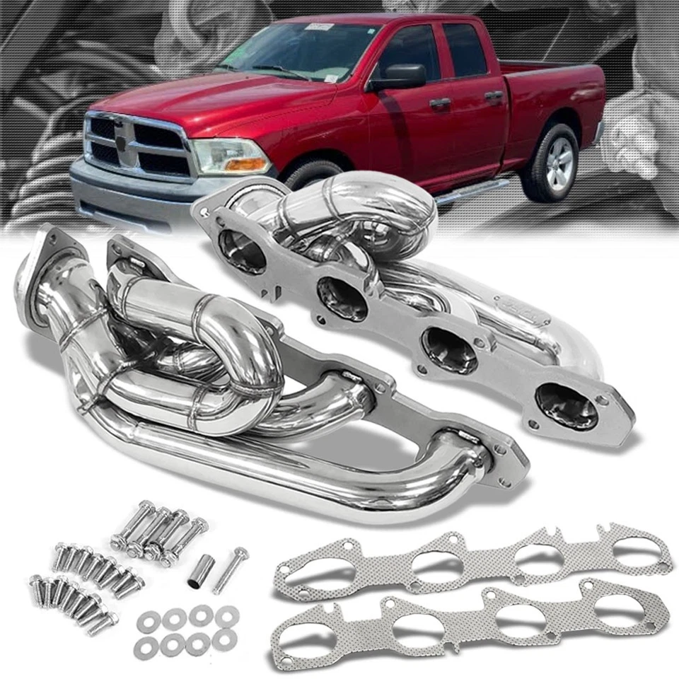 Colector de cabezal corto de acero inoxidable BFC para Dodge Ram 1500 Hemi 09-18 5,7 L 2x2/4x4 Foto 1 de 4