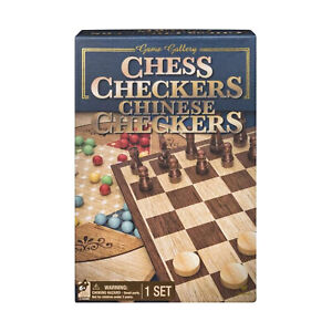 Cardinal Boardgame Chess, Checkers & Chinese Checkers Box EX