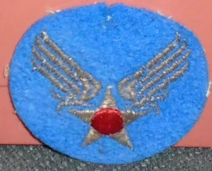 WW 2 ERA - U.S. ARMY AIR FORCE PATCH - BULLION ON FELT - ORIGINAL - Picture 1 of 2
