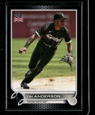 2022 Topps UK Edition #157 Black Tim Anderson #/125 - Image 1 of 2