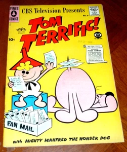 TOM TERRIFIC #5 (PINES 1958) FINE (6.0) cond. TERRYTOONS Late Issue - Picture 1 of 6