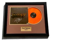 POST MALONE SIGNED VINYL RECORD FRAMED 22X24 STONEY RACC TRUSTED SELLER