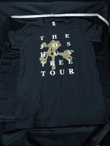 WMN/L, 2017, U2, The Joshua Tree, Tour T Shirt, Black, front/back, NWOT - Picture 1 of 6