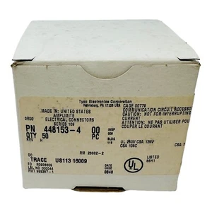 TYCO ELECTRONICS 448153-4 D-Sub CONNECTOR NEW/UNUSED SURPLUS BOX OF 50pcs - Picture 1 of 8