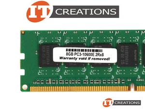 8GB PC3-10600E DDR3-1333 UNBUFFERED ECC 2RX8 MEMORY EDIMM 8GB PC3-10600E 2RX8 - Picture 1 of 3