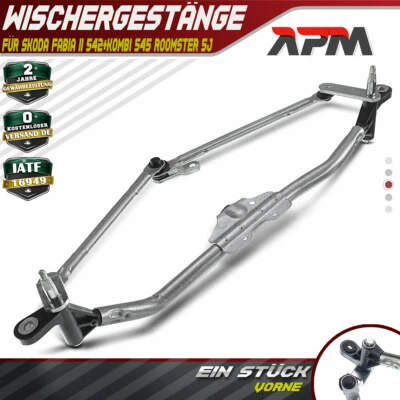 Wischergestänge Scheibenwischergestänge für Skoda Fabia II 542 545 Roomster 5J - Bild 1 von 4