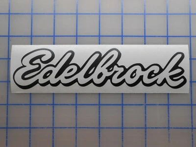 DD Edelbrock Sticker 3" 5" 7.5" 11" Intake Carb Performer Jets LS Heads EFI Camaro