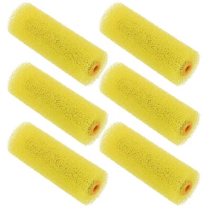 Paint Roller Cover 4 Inch Small Texture Sponge Cover for Household Wall 6Pcs - Picture 1 of 7
