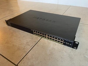 NETGEAR GS728TPPV2 PROSAFE 28-PORT LAN GIGABIT ETHERNET MANAGED SWITCH - Photo 1/6